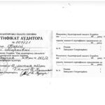 Сертифікат аудитора 007821